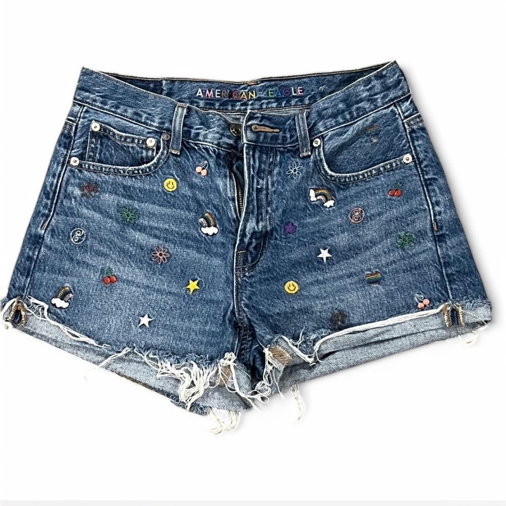 American Eagle Outfitters Women's Blue Denim Shorts